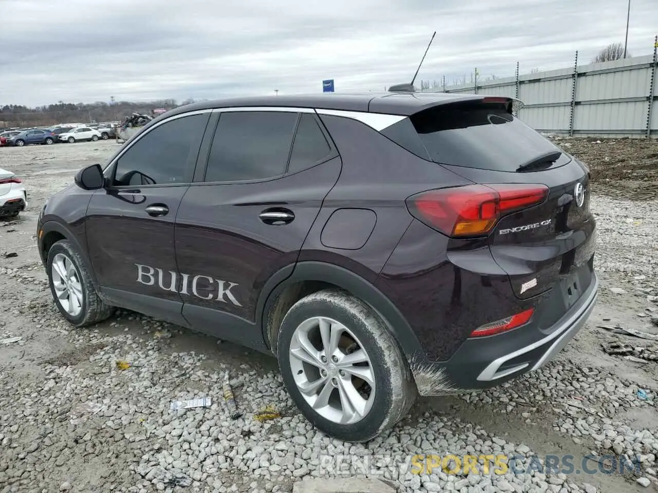 2 fotografías del automóvil dañado KL4MMBS2XMB112292 BUICK ENCORE 2021