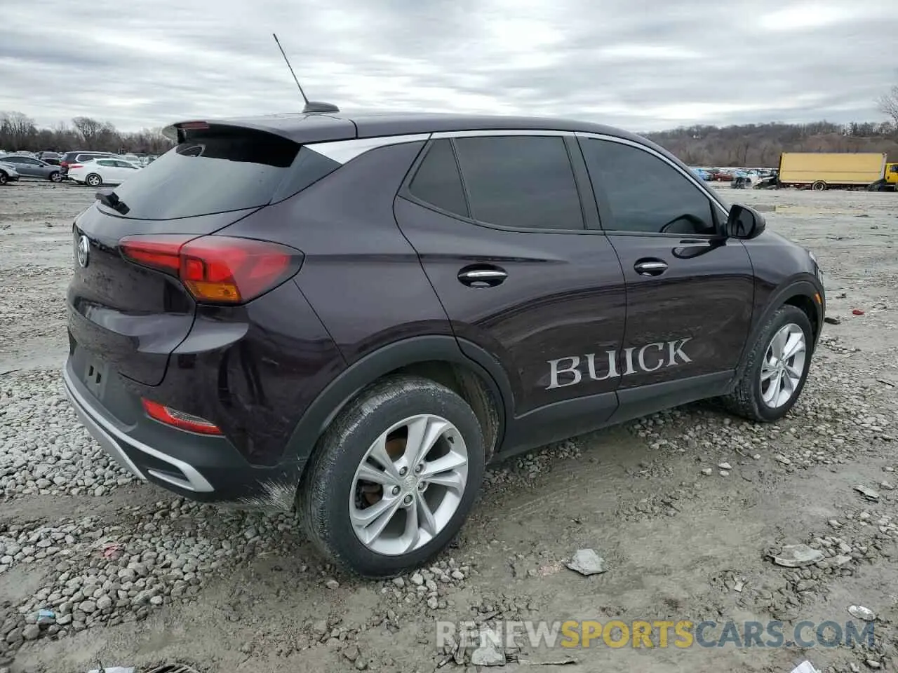 3 fotografías del automóvil dañado KL4MMBS2XMB112292 BUICK ENCORE 2021
