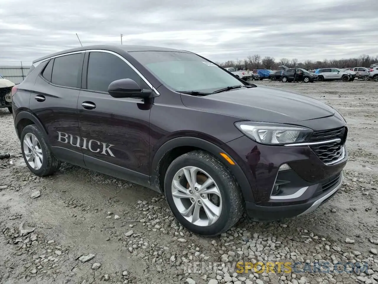 4 fotografías del automóvil dañado KL4MMBS2XMB112292 BUICK ENCORE 2021
