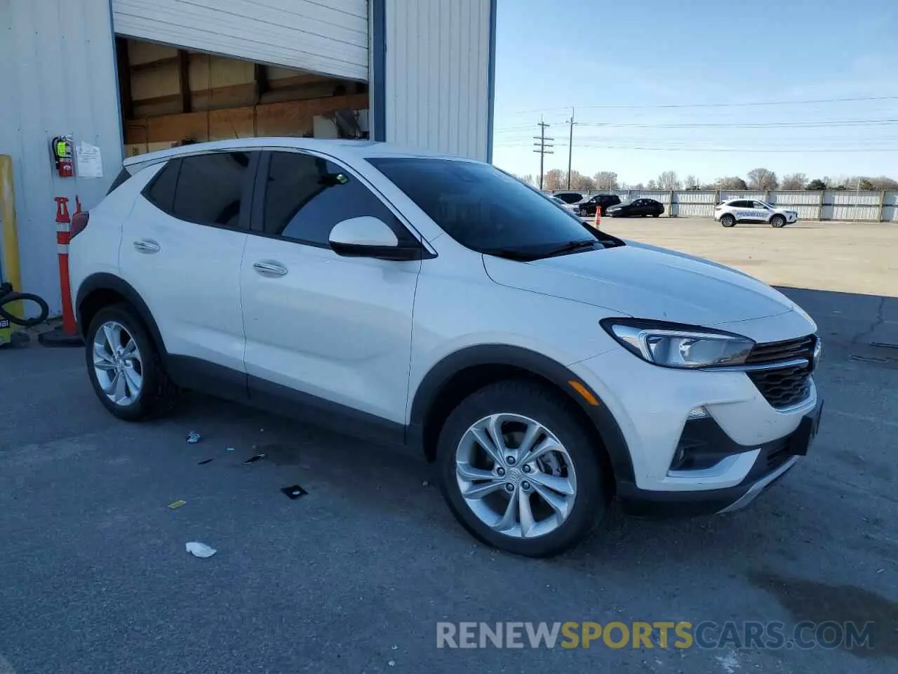 4 fotografías del automóvil dañado KL4MMCSL1MB177143 BUICK ENCORE 2021