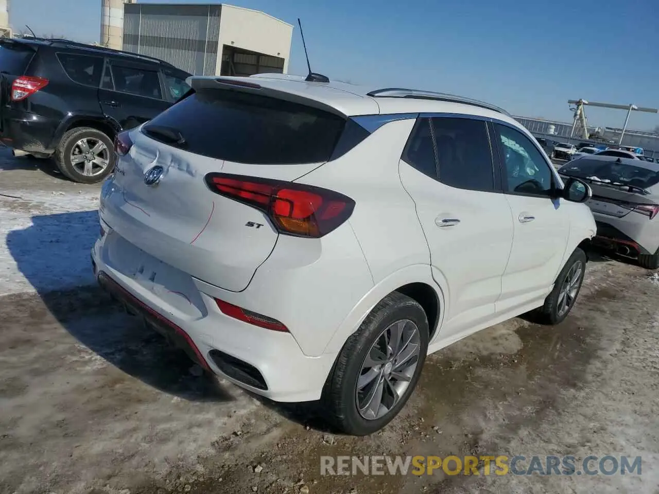3 fotografías del automóvil dañado KL4MMCSL4MB044876 BUICK ENCORE 2021