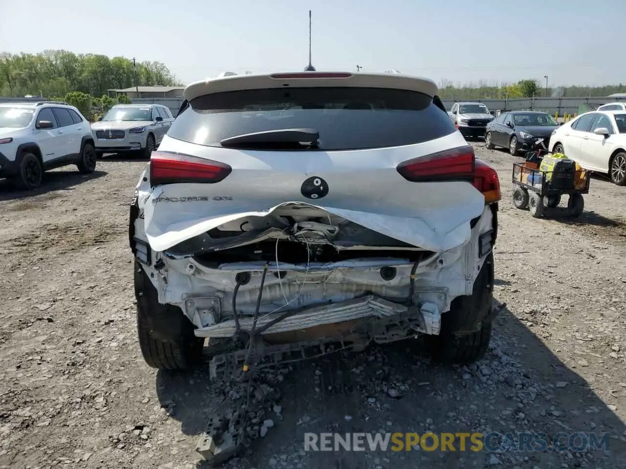 6 fotografías del automóvil dañado KL4MMDS21MB160677 BUICK ENCORE 2021