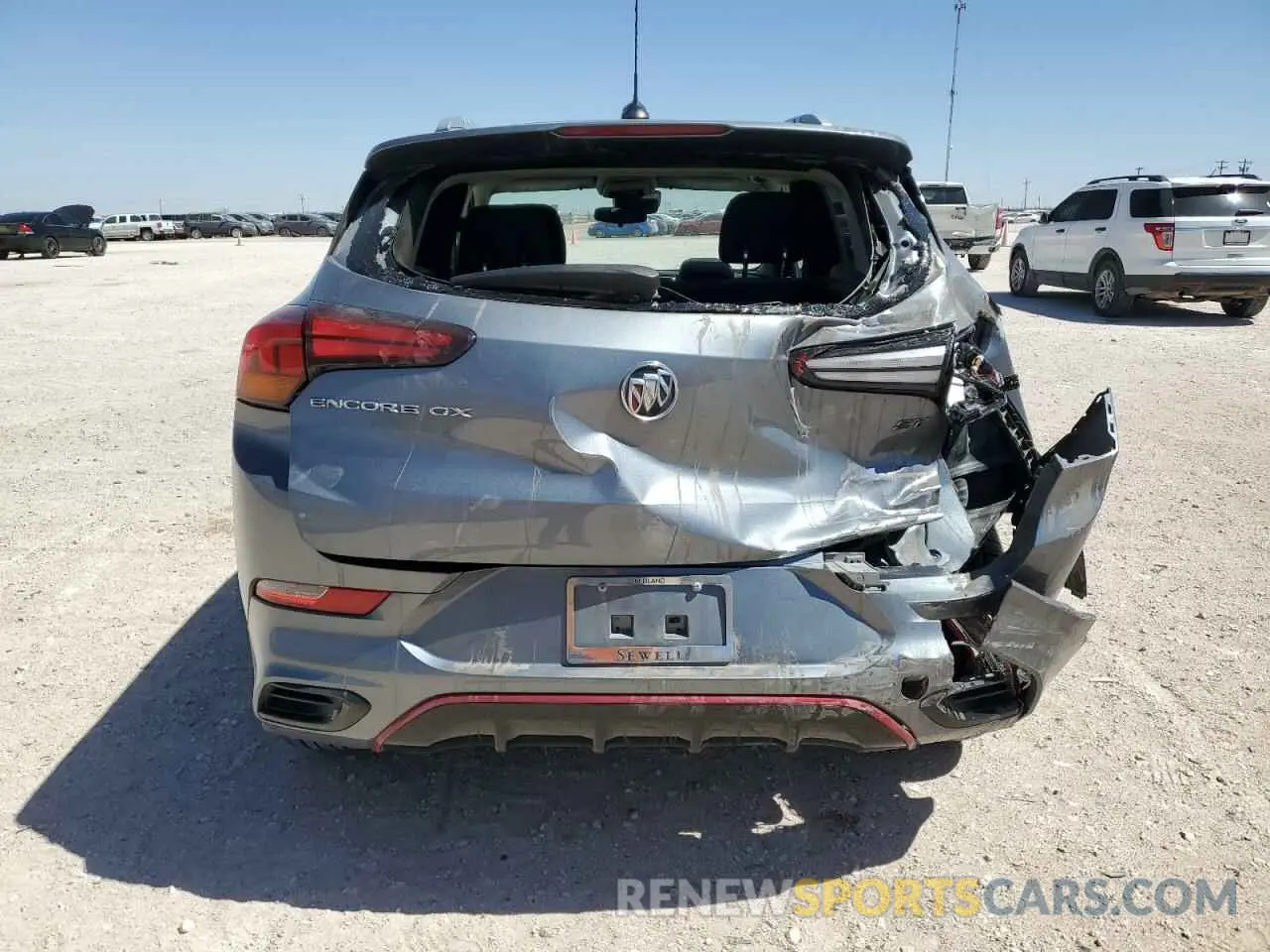 6 fotografías del automóvil dañado KL4MMDS27MB137114 BUICK ENCORE 2021