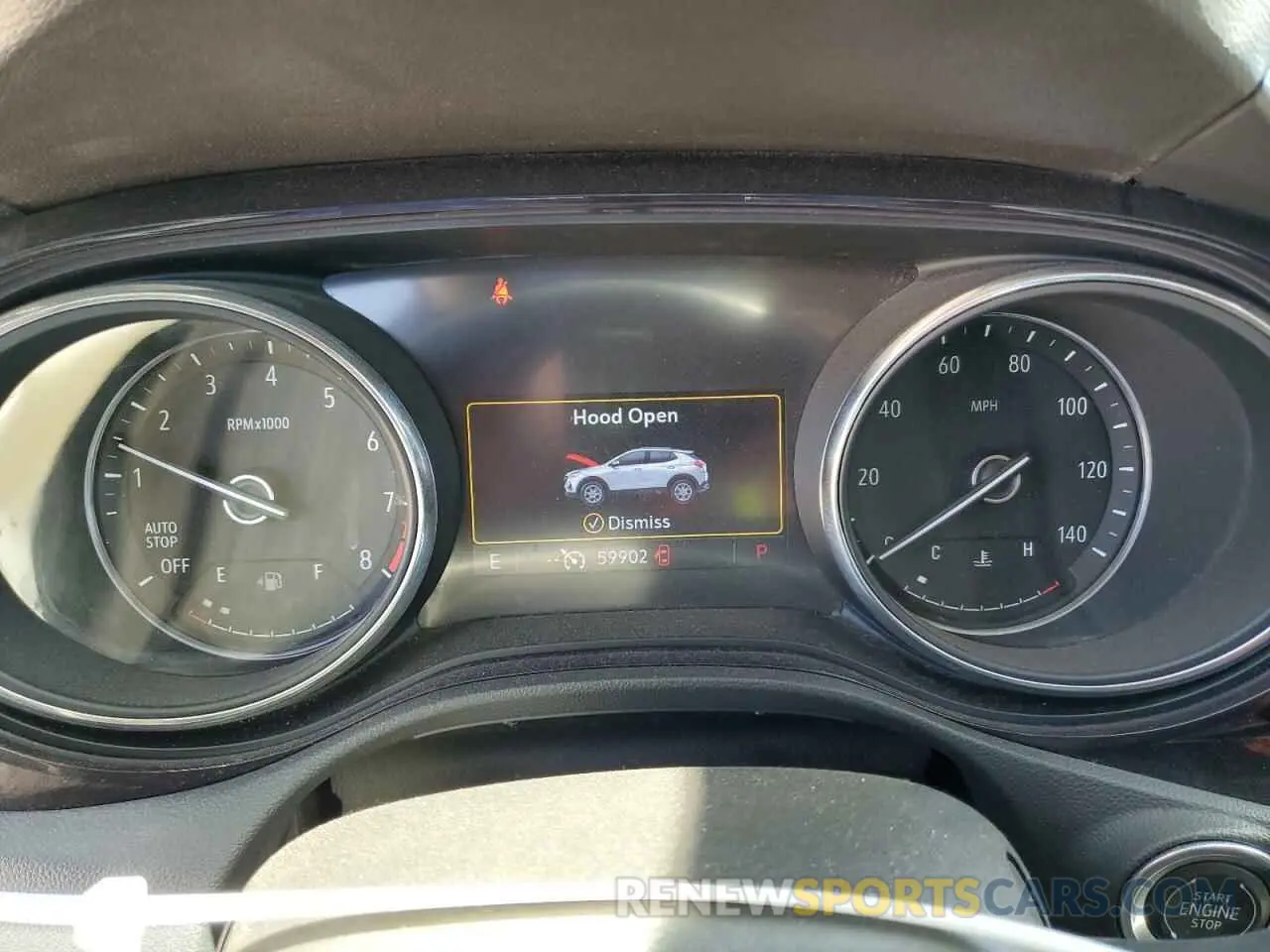 9 fotografías del automóvil dañado KL4MMDS27MB137114 BUICK ENCORE 2021