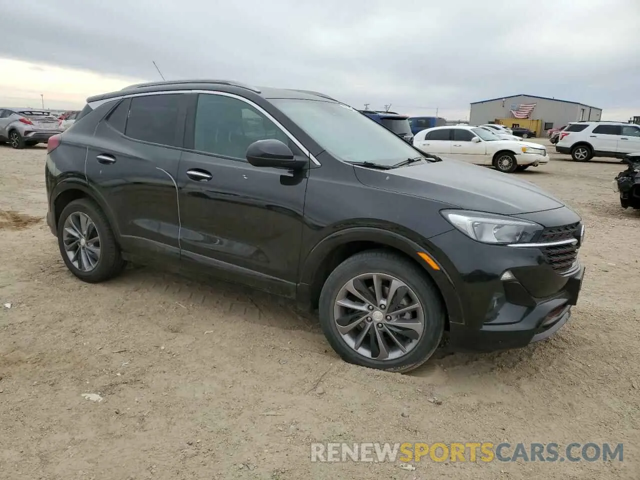 4 fotografías del automóvil dañado KL4MMDS27MB167245 BUICK ENCORE 2021