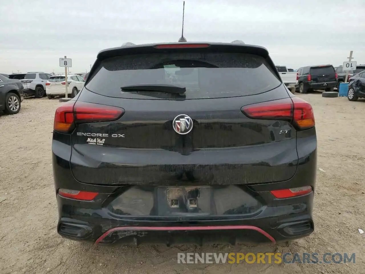 6 fotografías del automóvil dañado KL4MMDS27MB167245 BUICK ENCORE 2021