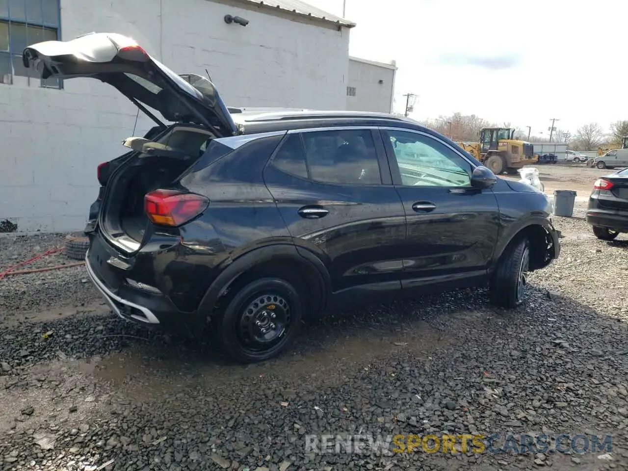 3 fotografías del automóvil dañado KL4MMDS27MB168962 BUICK ENCORE 2021