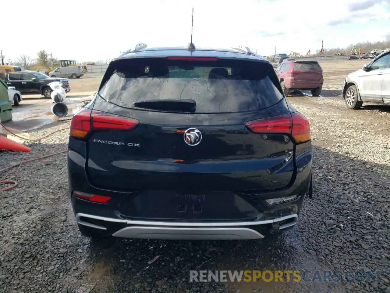 6 fotografías del automóvil dañado KL4MMDS27MB168962 BUICK ENCORE 2021
