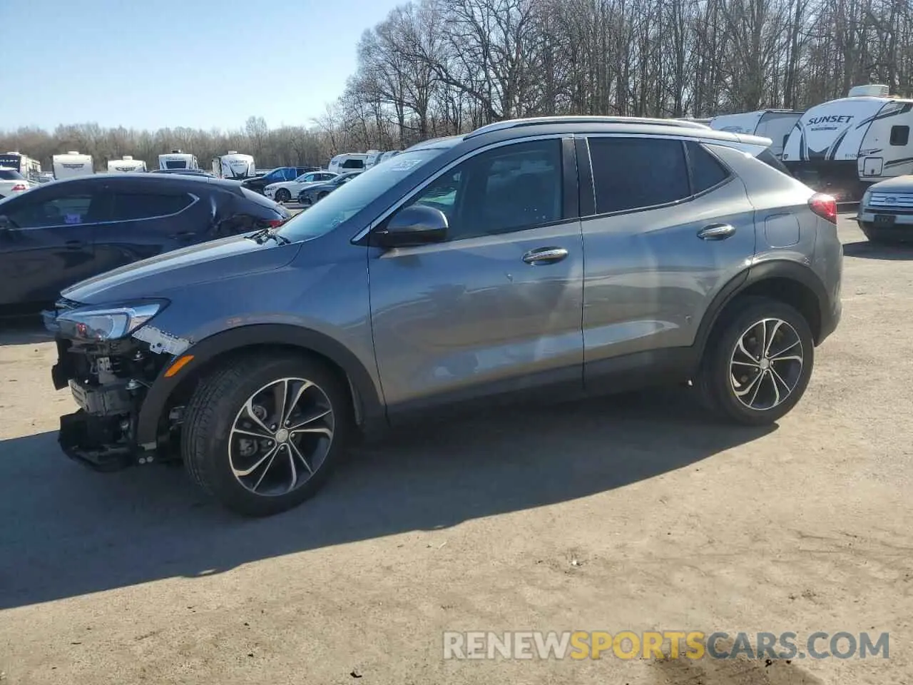 1 fotografías del automóvil dañado KL4MMDS2XMB107878 BUICK ENCORE 2021