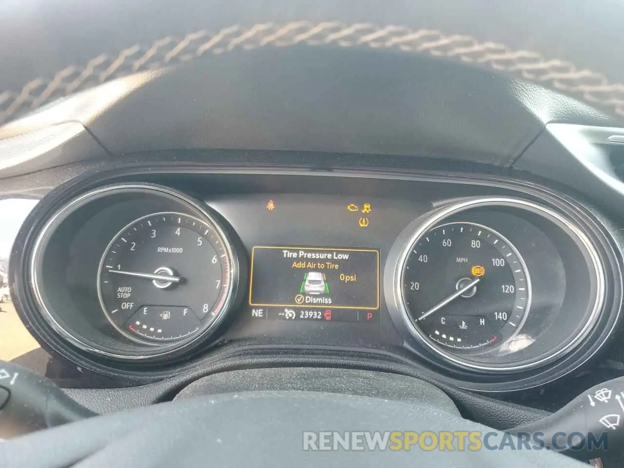 9 fotografías del automóvil dañado KL4MMDS2XMB107878 BUICK ENCORE 2021