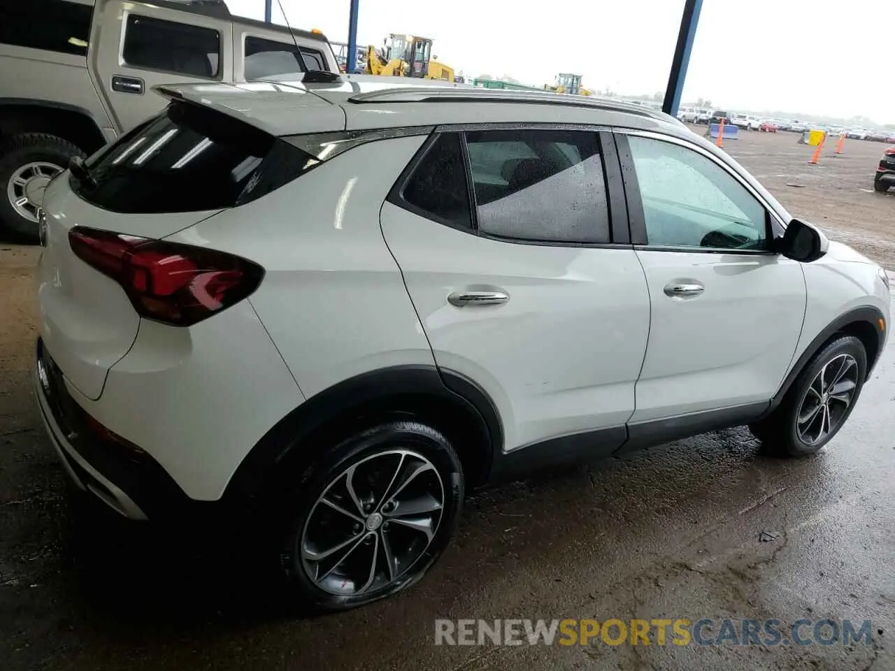 3 fotografías del automóvil dañado KL4MMDSL7MB154164 BUICK ENCORE 2021
