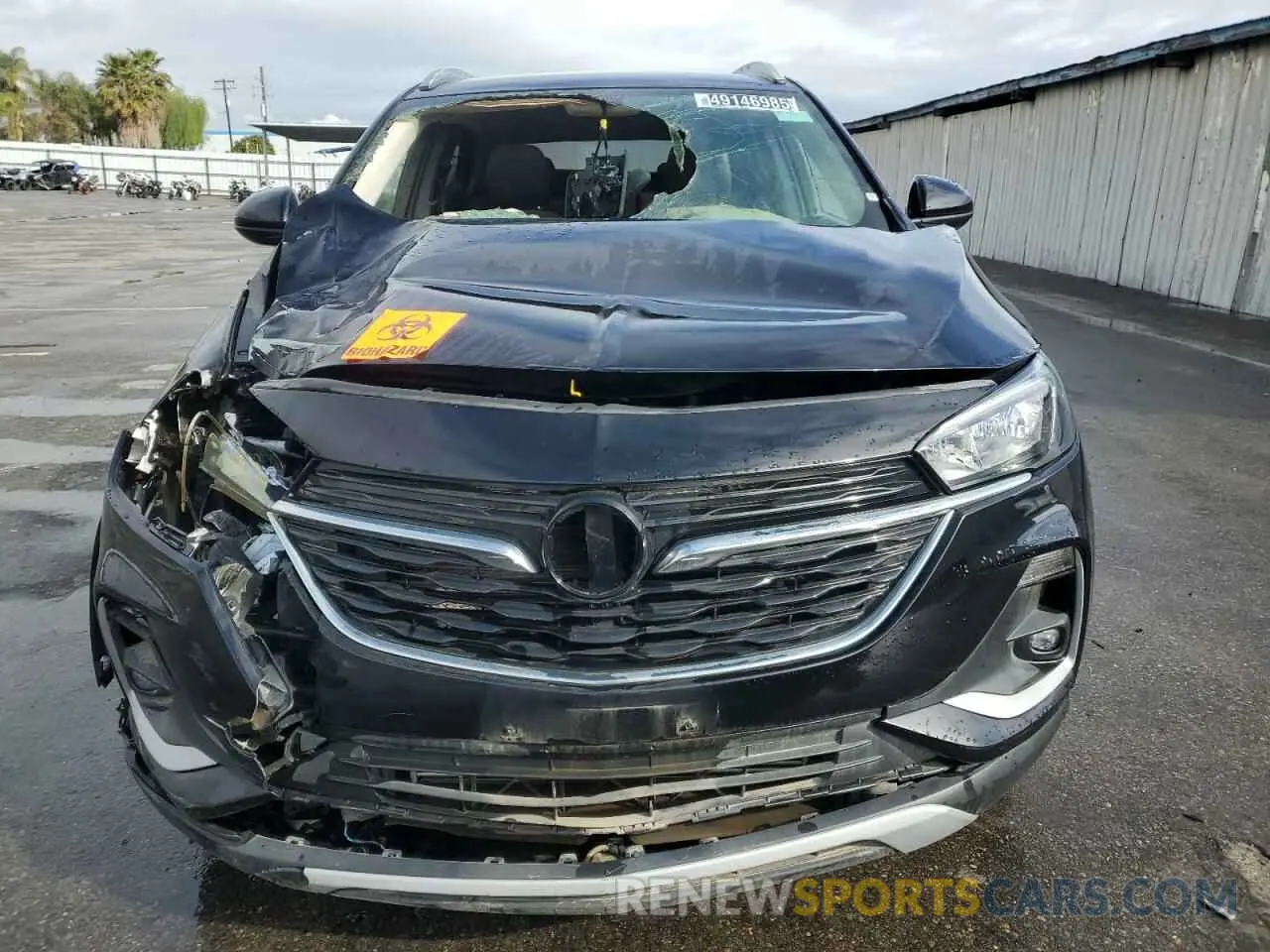 5 fotografías del automóvil dañado KL4MMDSL7MB160322 BUICK ENCORE 2021