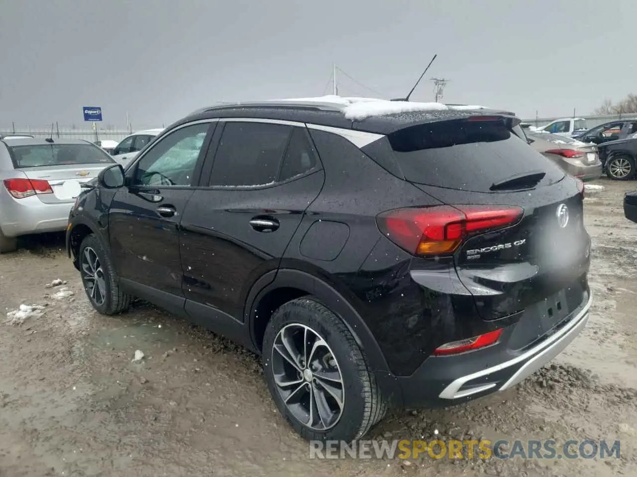 2 fotografías del automóvil dañado KL4MMESL0MB153797 BUICK ENCORE 2021
