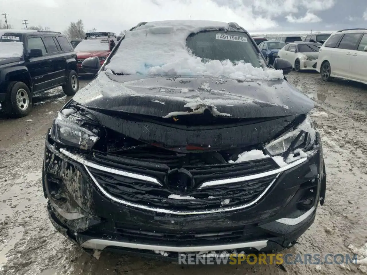5 fotografías del automóvil dañado KL4MMESL0MB153797 BUICK ENCORE 2021