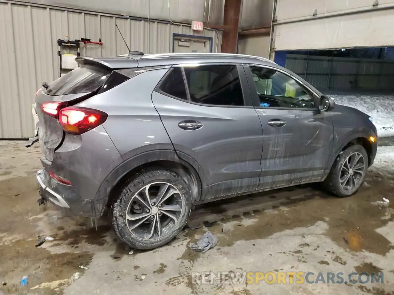 3 fotografías del automóvil dañado KL4MMESL4MB058966 BUICK ENCORE 2021