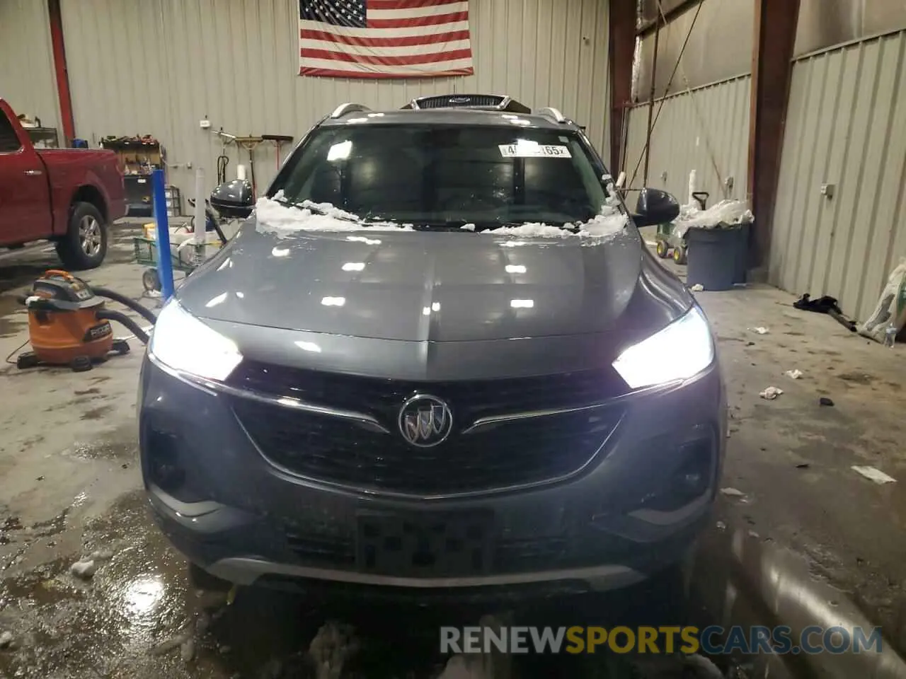 5 fotografías del automóvil dañado KL4MMESL4MB058966 BUICK ENCORE 2021