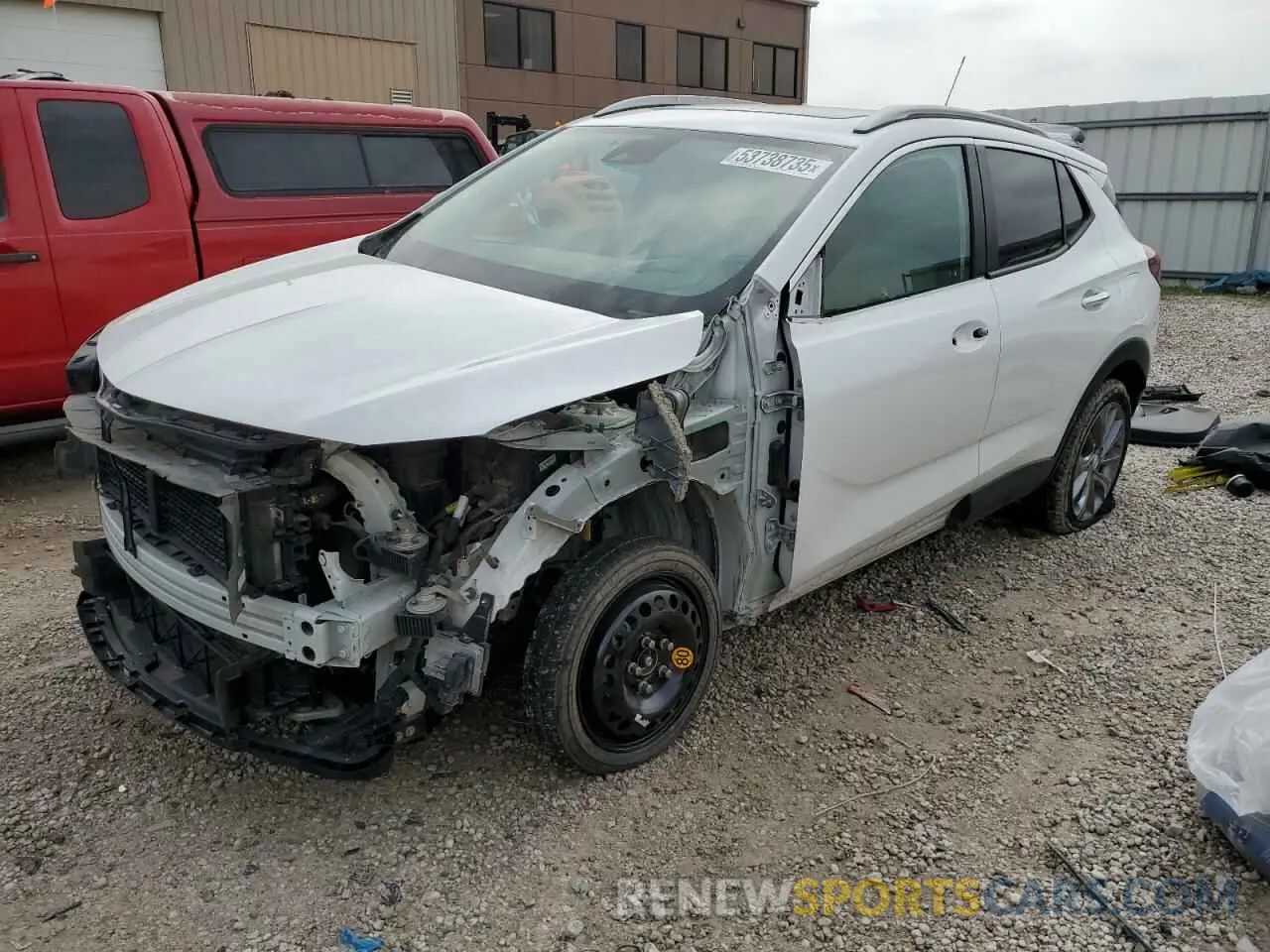1 fotografías del automóvil dañado KL4MMESL8MB048361 BUICK ENCORE 2021