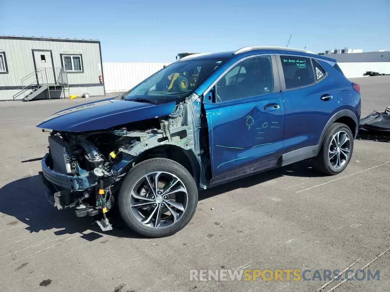 1 fotografías del automóvil dañado KL4MMESL8MB143809 BUICK ENCORE 2021