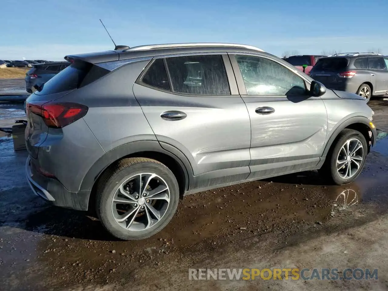 3 fotografías del automóvil dañado KL4MMESL9MB097035 BUICK ENCORE 2021