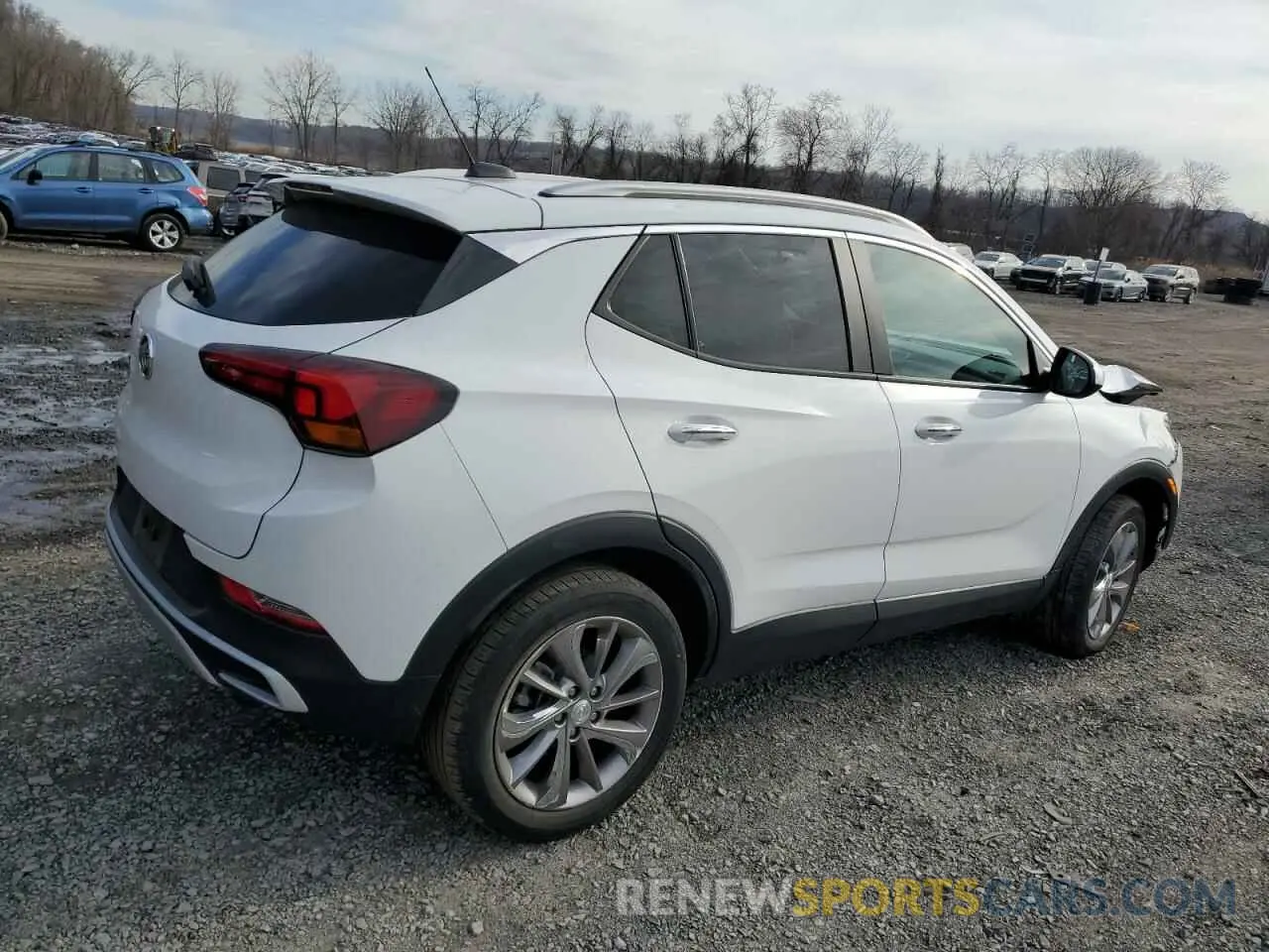 3 fotografías del automóvil dañado KL4MMESL9MB125822 BUICK ENCORE 2021