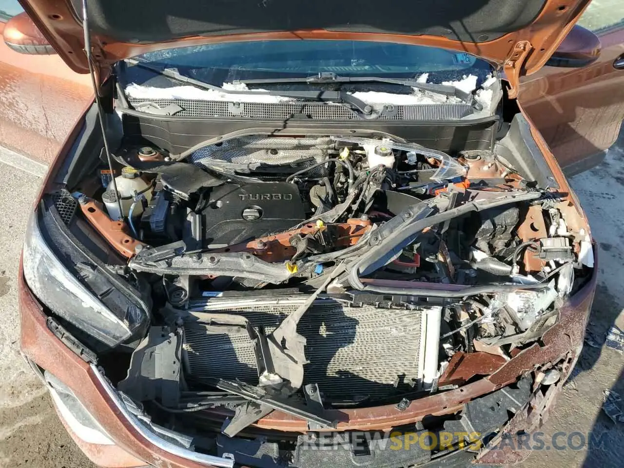 12 fotografías del automóvil dañado KL4MMESLXMB093236 BUICK ENCORE 2021