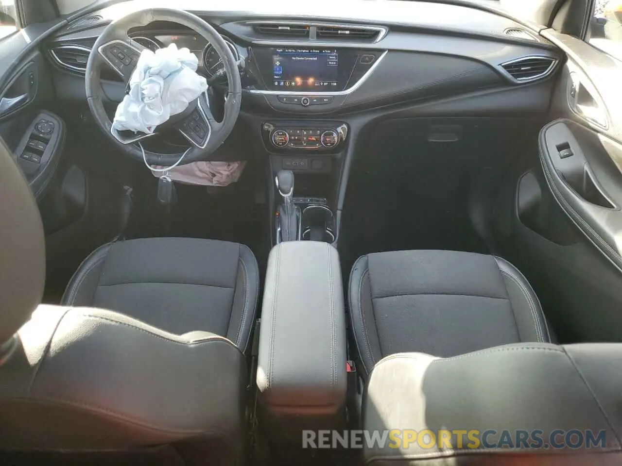 8 fotografías del automóvil dañado KL4MMESLXMB093236 BUICK ENCORE 2021