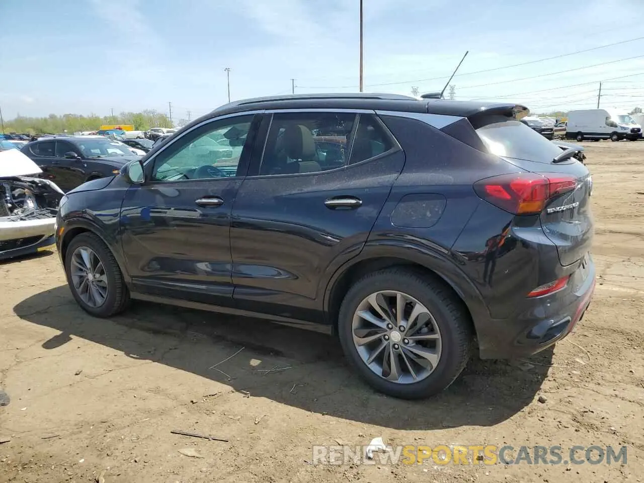 2 fotografías del automóvil dañado KL4MMFSL8MB083066 BUICK ENCORE 2021
