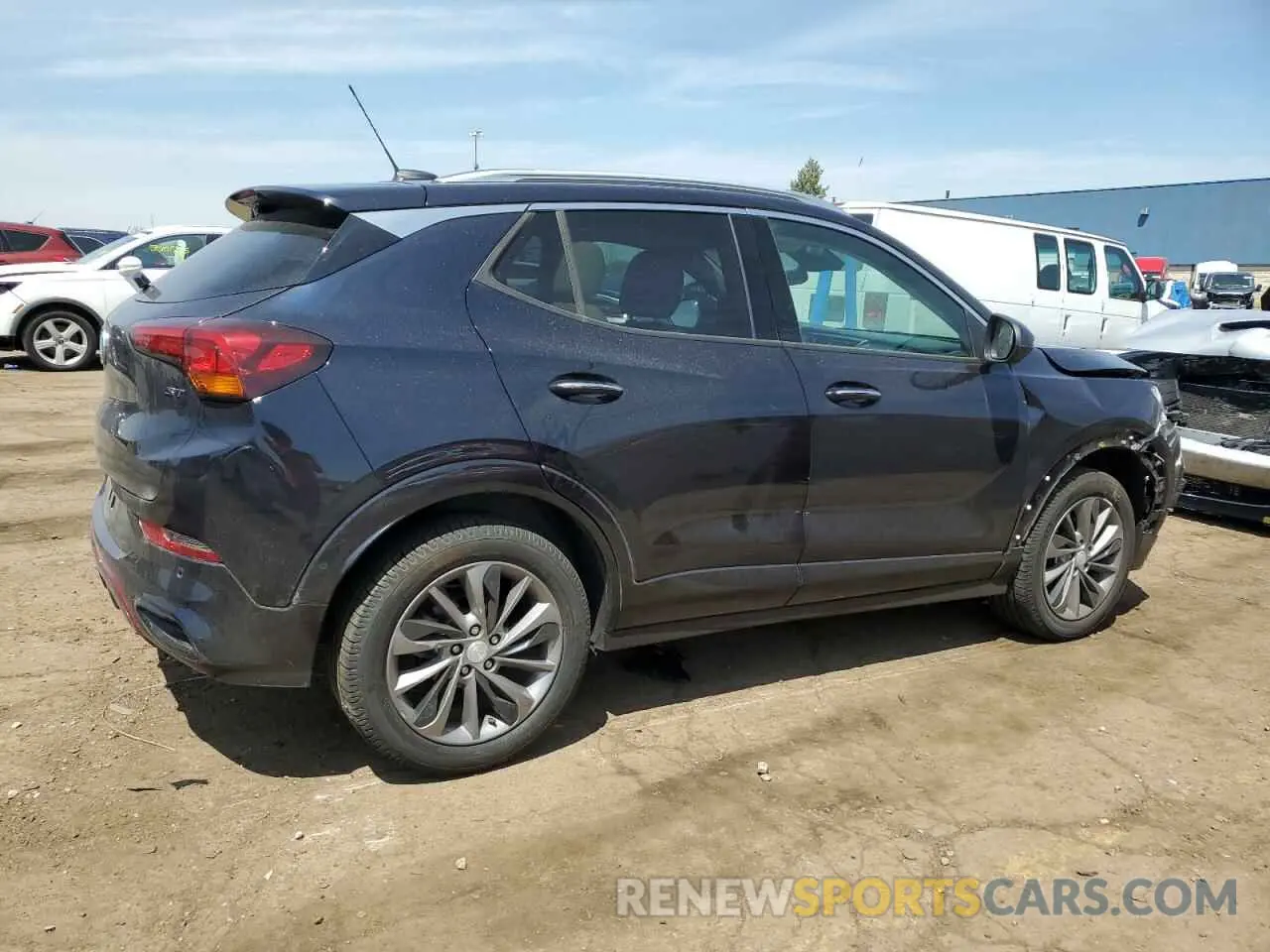 3 fotografías del automóvil dañado KL4MMFSL8MB083066 BUICK ENCORE 2021