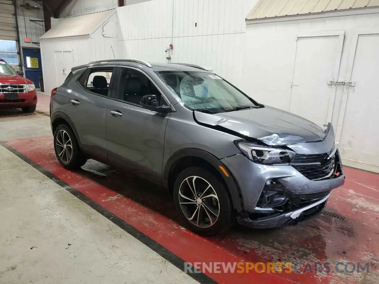 4 fotografías del automóvil dañado KL4MMGSL3MB170153 BUICK ENCORE 2021