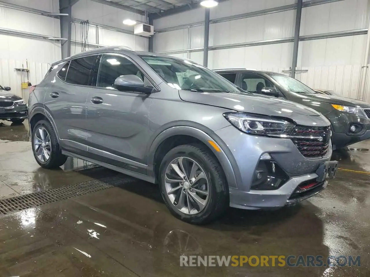 4 fotografías del automóvil dañado KL4MMGSL6MB037239 BUICK ENCORE 2021