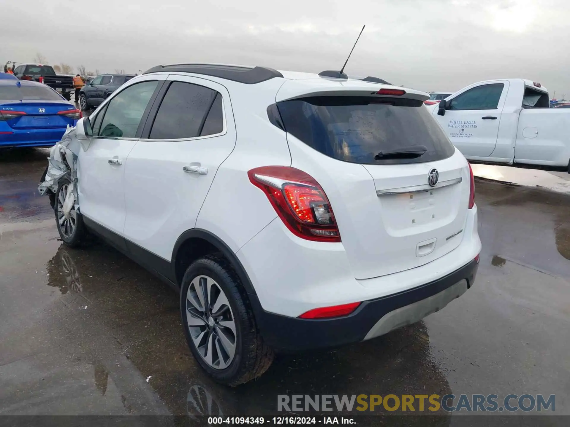 3 fotografías del automóvil dañado KL4CJASM6NB541740 BUICK ENCORE 2022
