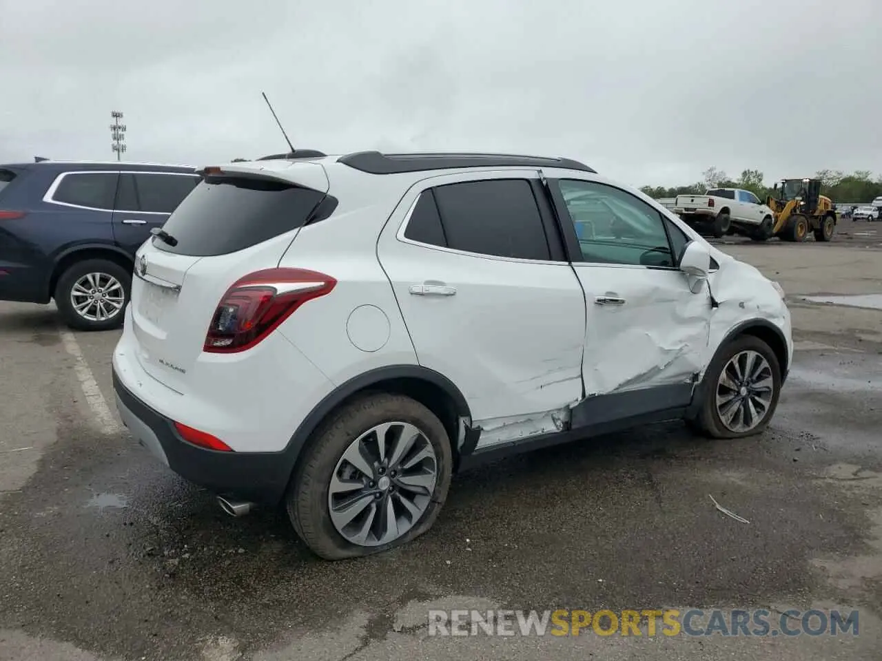 3 fotografías del automóvil dañado KL4CJASM6NB569635 BUICK ENCORE 2022