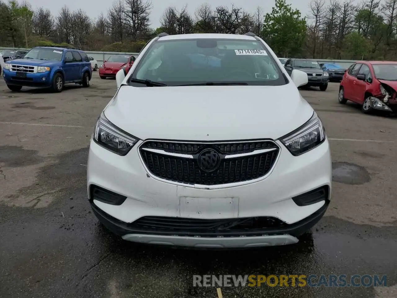 5 fotografías del automóvil dañado KL4CJASM6NB569635 BUICK ENCORE 2022