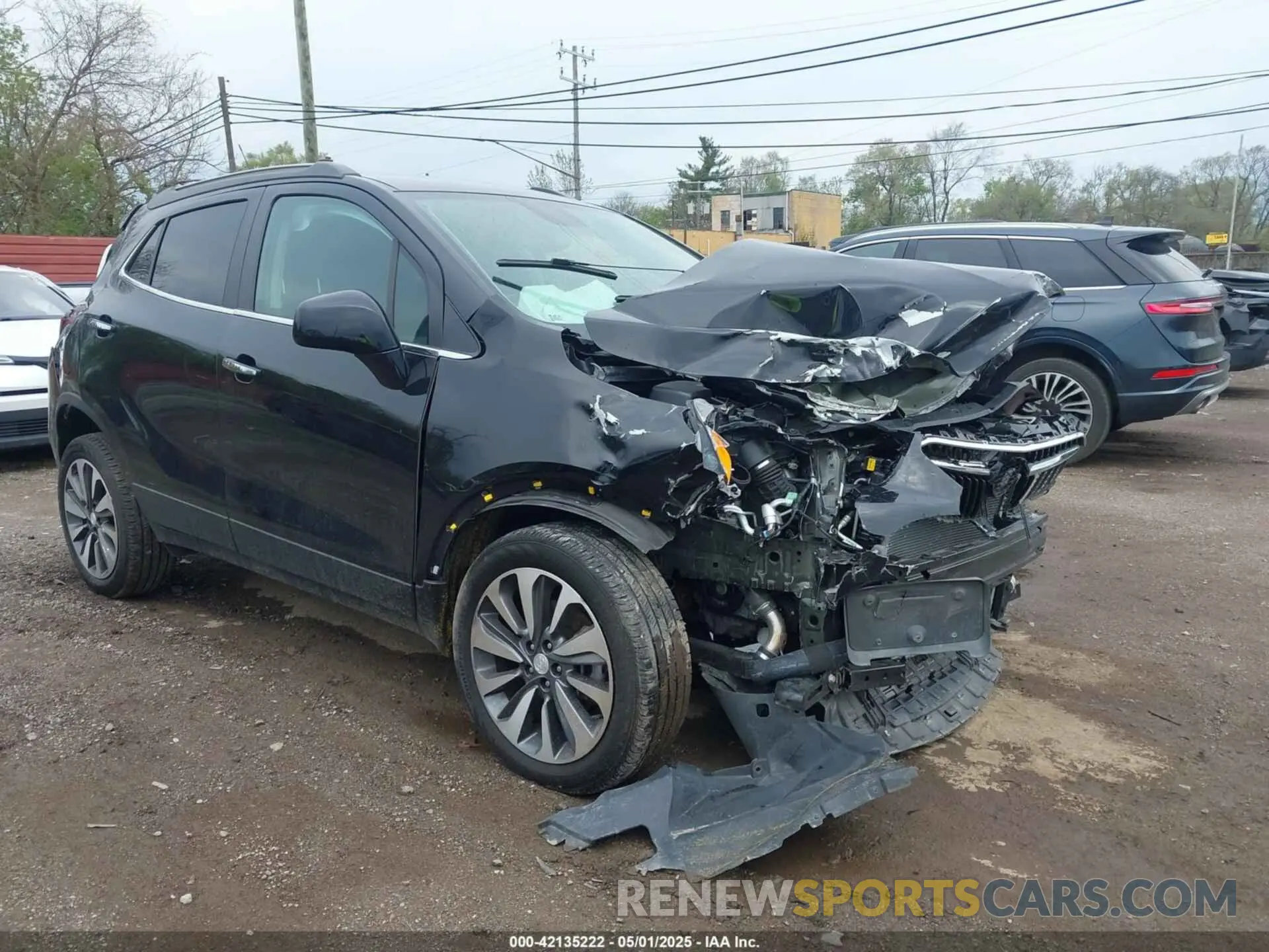 1 fotografías del automóvil dañado KL4CJESM1NB555813 BUICK ENCORE 2022