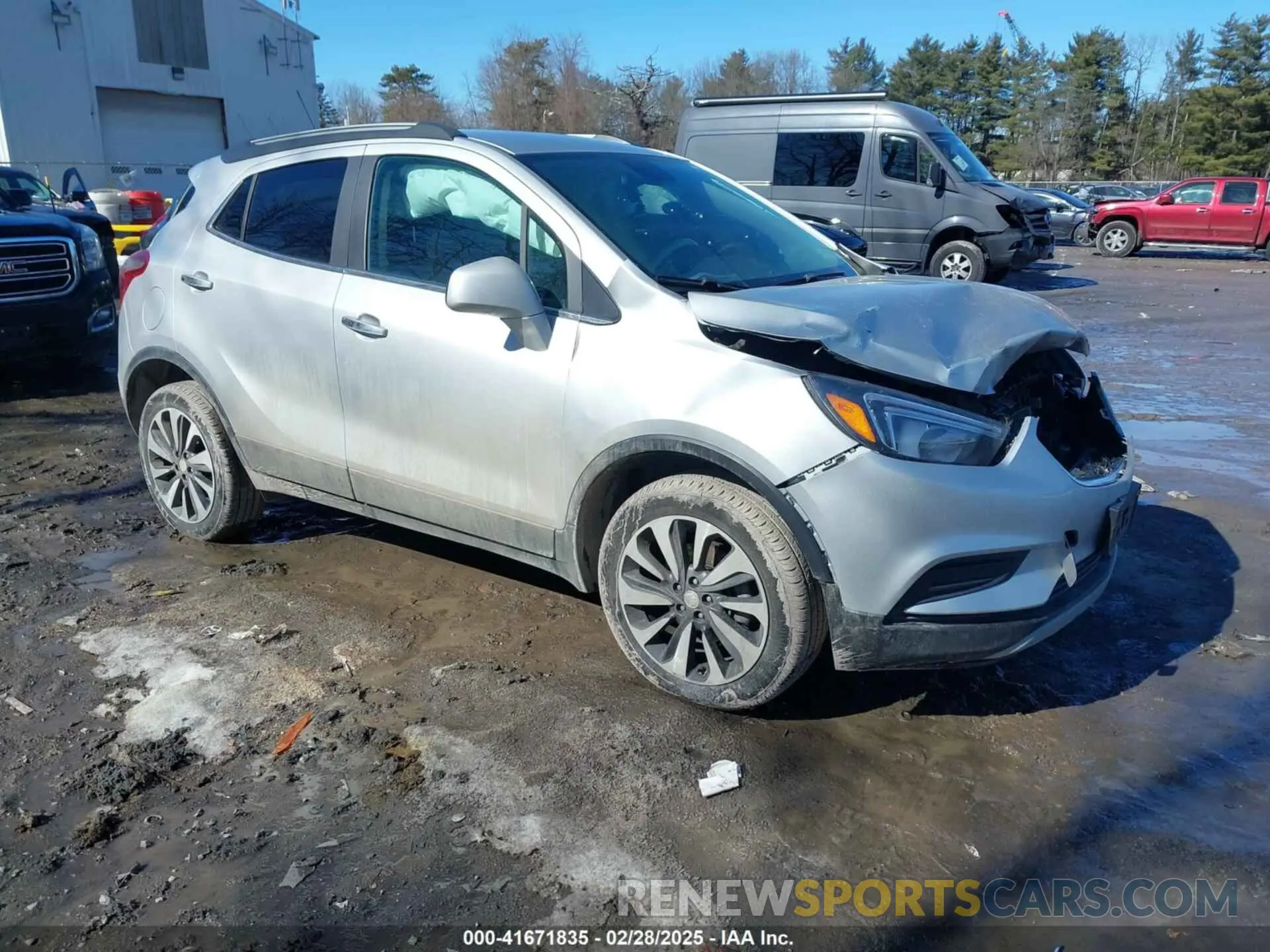 1 fotografías del automóvil dañado KL4CJESM2NB535795 BUICK ENCORE 2022