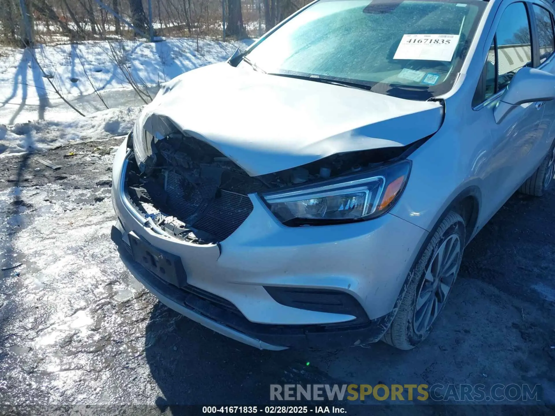 6 fotografías del automóvil dañado KL4CJESM2NB535795 BUICK ENCORE 2022