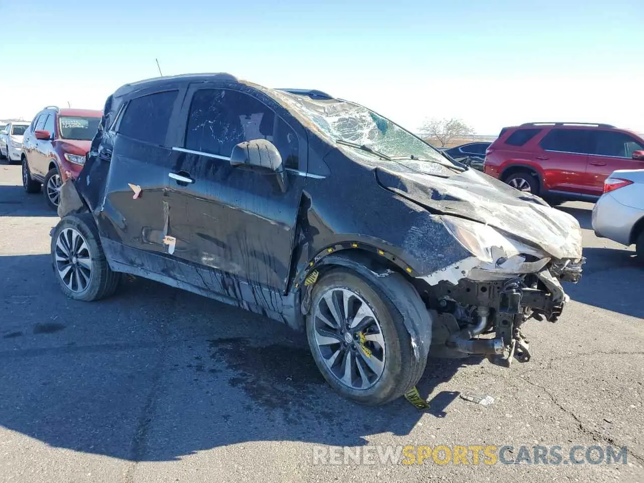 4 fotografías del automóvil dañado KL4CJESM2NB552483 BUICK ENCORE 2022
