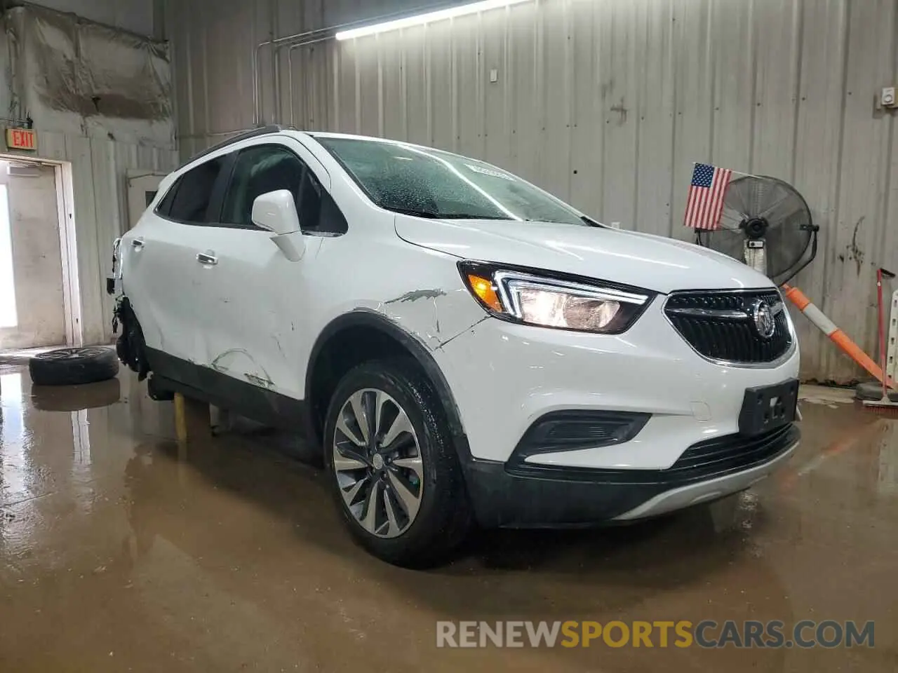 4 fotografías del automóvil dañado KL4CJESM3NB522666 BUICK ENCORE 2022