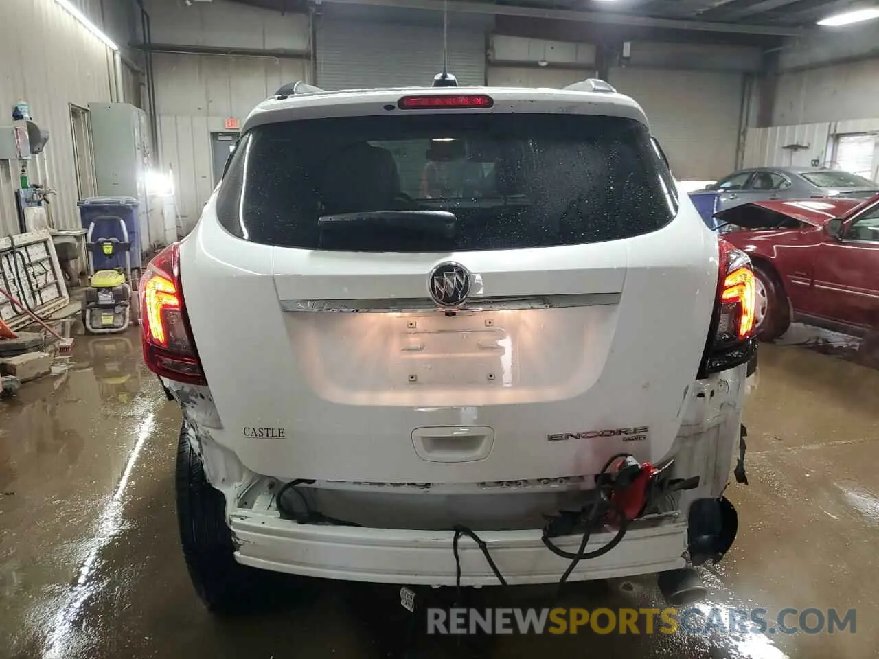 6 fotografías del automóvil dañado KL4CJESM3NB522666 BUICK ENCORE 2022