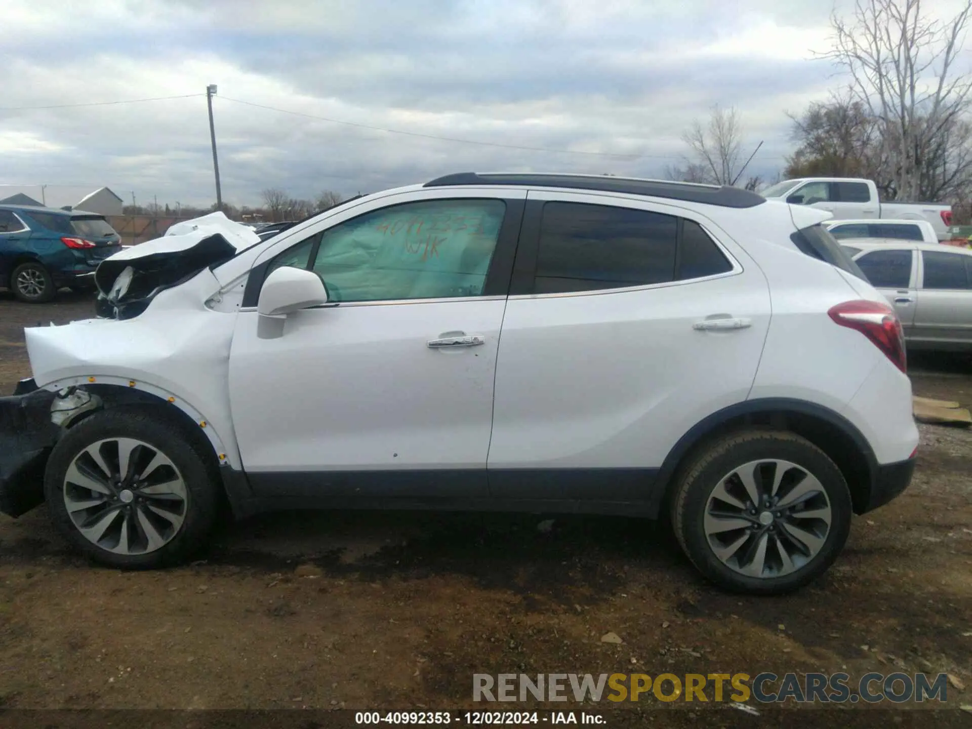 14 fotografías del automóvil dañado KL4CJESM3NB524319 BUICK ENCORE 2022