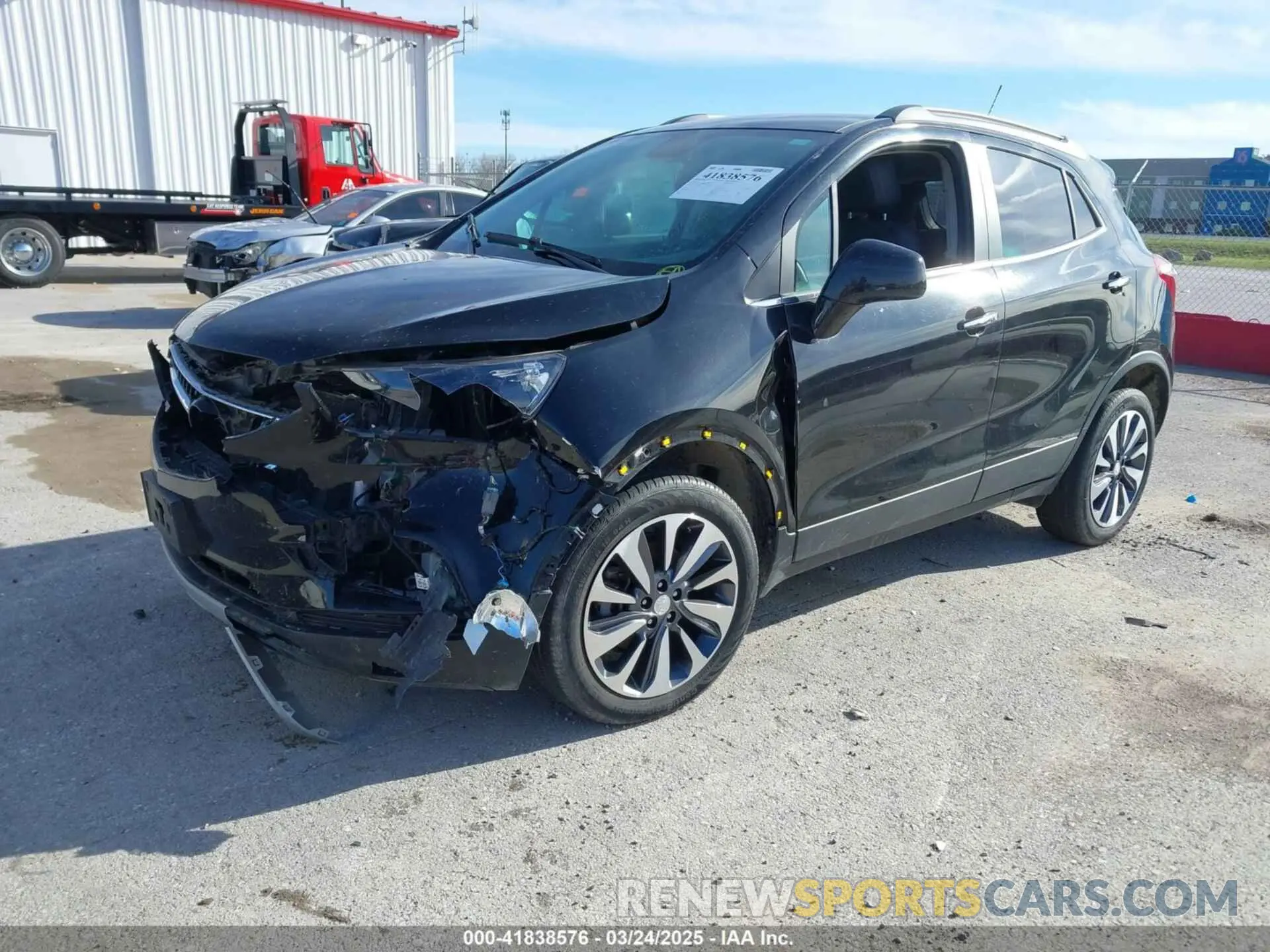 2 fotografías del automóvil dañado KL4CJESM4NB535233 BUICK ENCORE 2022