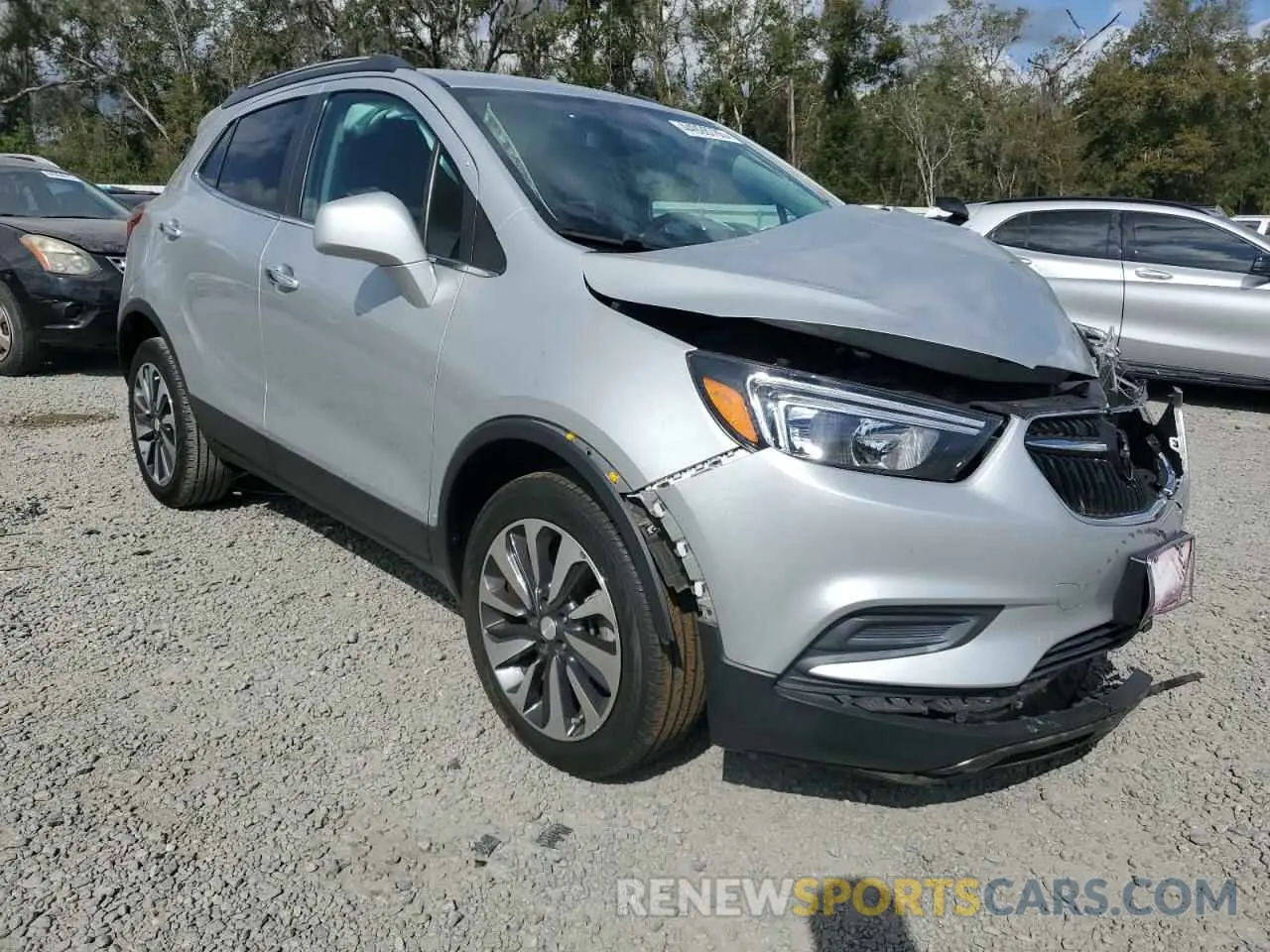 4 fotografías del automóvil dañado KL4CJESM5NB514309 BUICK ENCORE 2022