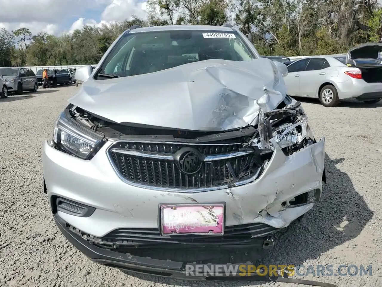 5 fotografías del automóvil dañado KL4CJESM5NB514309 BUICK ENCORE 2022