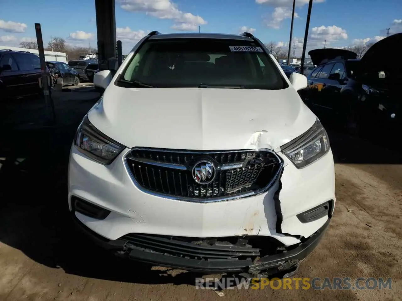 5 fotografías del automóvil dañado KL4CJESM6NB536285 BUICK ENCORE 2022