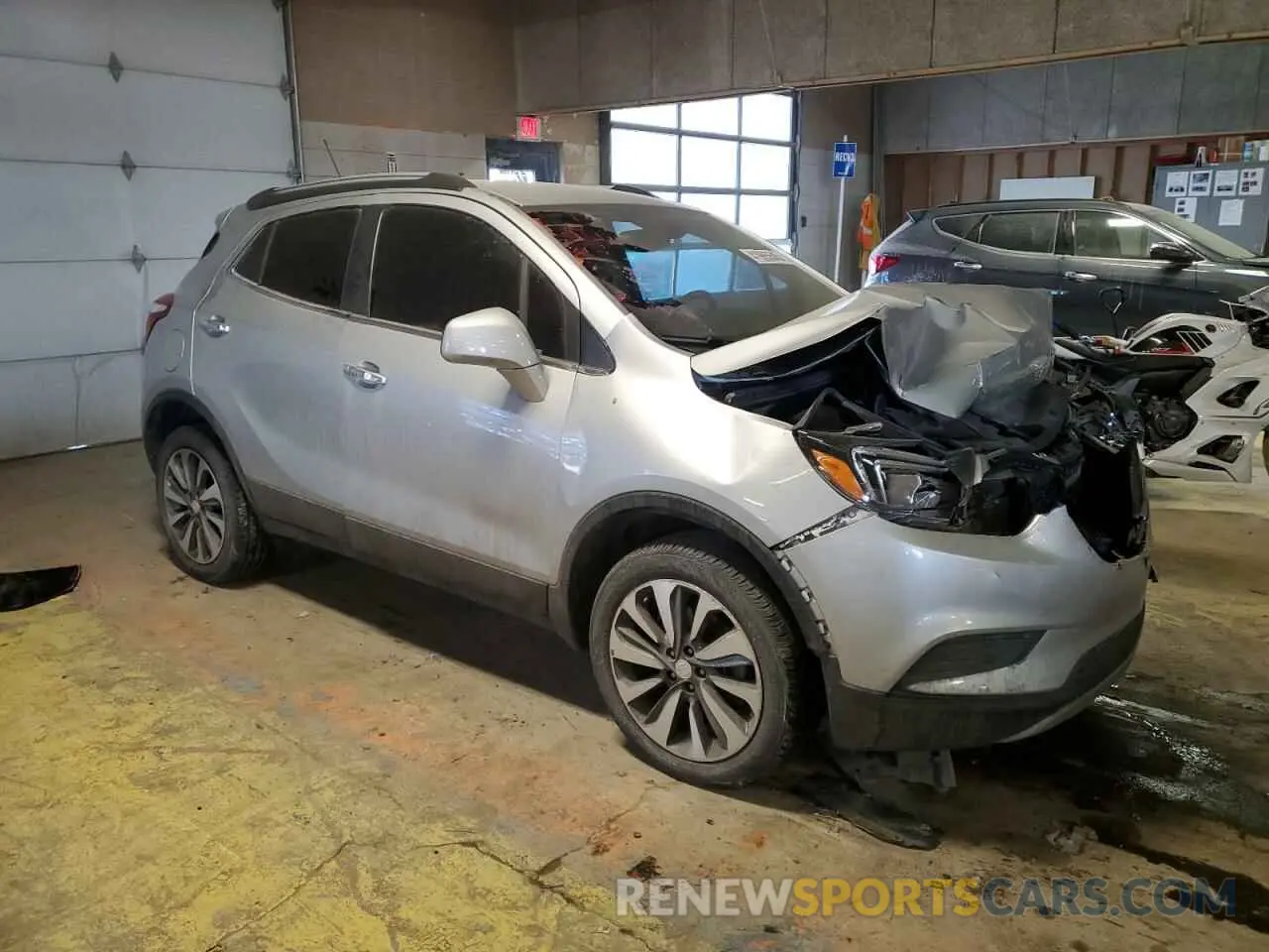 4 fotografías del automóvil dañado KL4CJESM6NB554804 BUICK ENCORE 2022