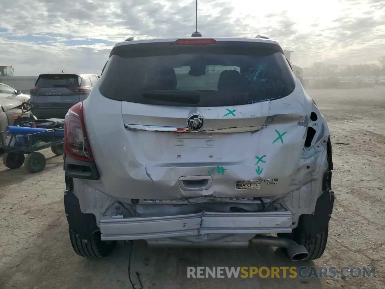 6 fotografías del automóvil dañado KL4CJESM6NB560053 BUICK ENCORE 2022