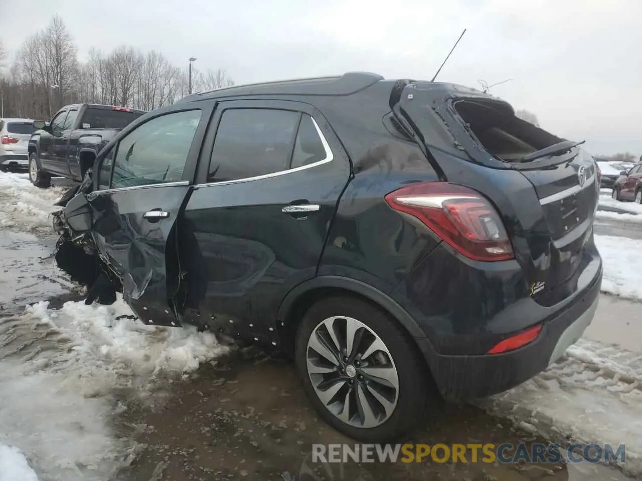 2 fotografías del automóvil dañado KL4CJESM8NB552987 BUICK ENCORE 2022