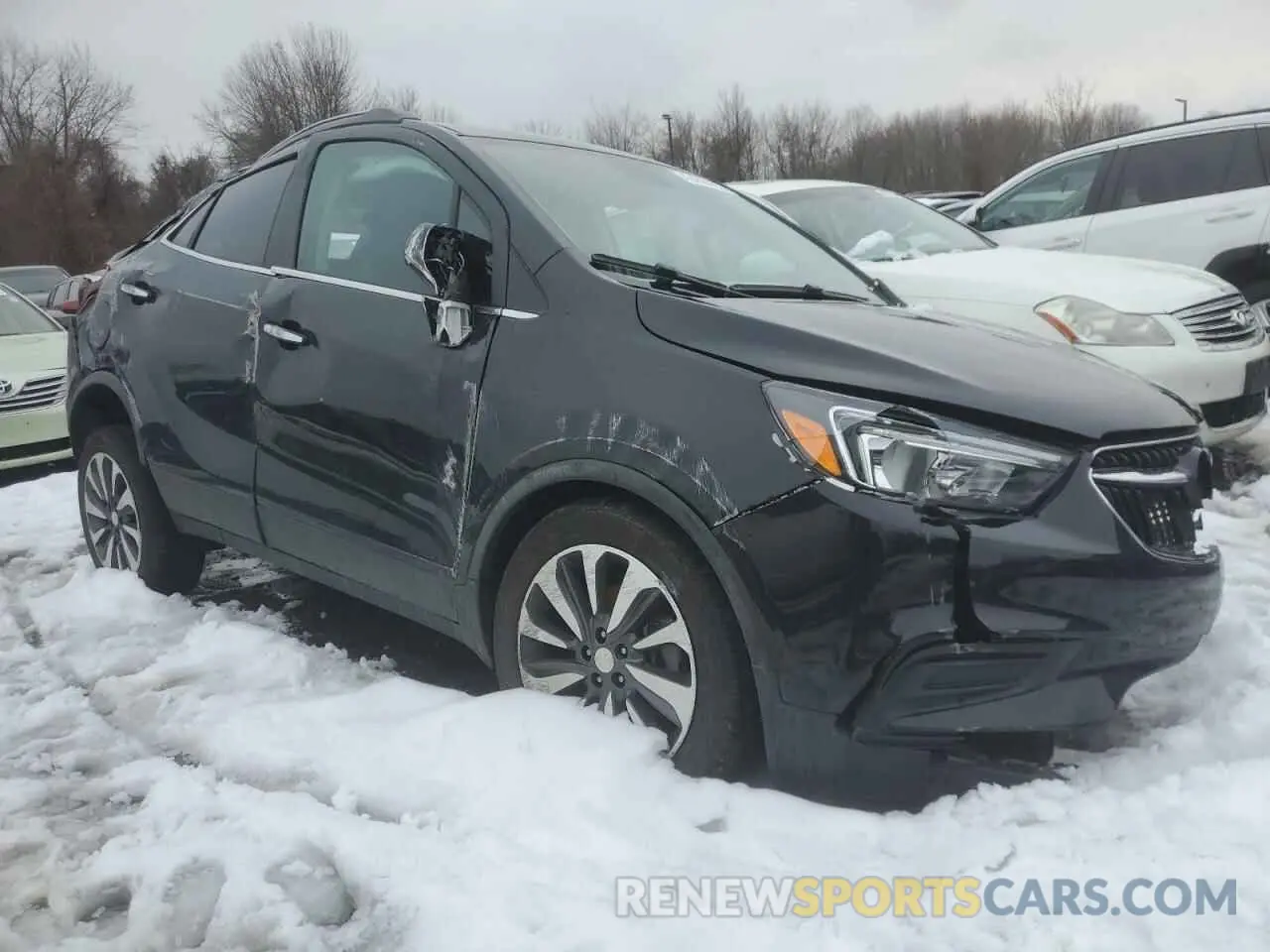 4 fotografías del automóvil dañado KL4CJESM8NB552987 BUICK ENCORE 2022