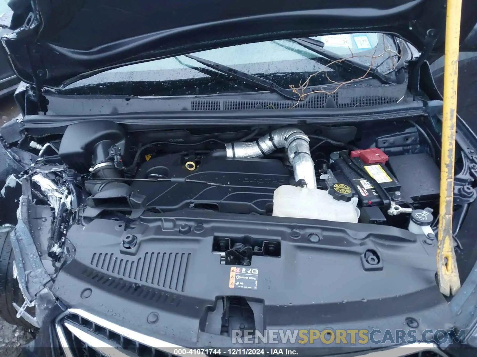 10 fotografías del automóvil dañado KL4CJESM9NB500610 BUICK ENCORE 2022