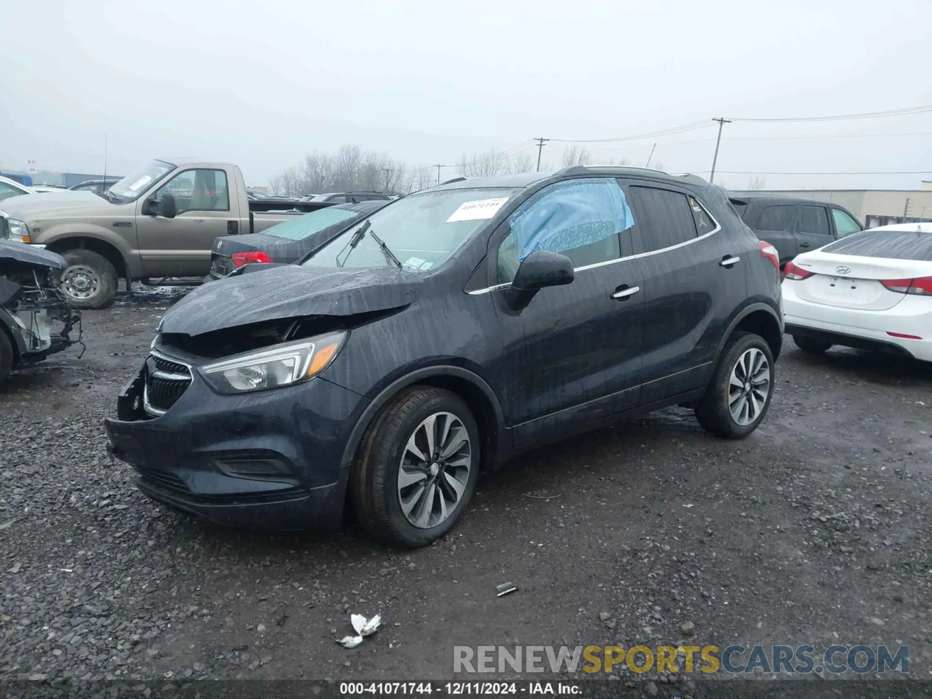 2 fotografías del automóvil dañado KL4CJESM9NB500610 BUICK ENCORE 2022